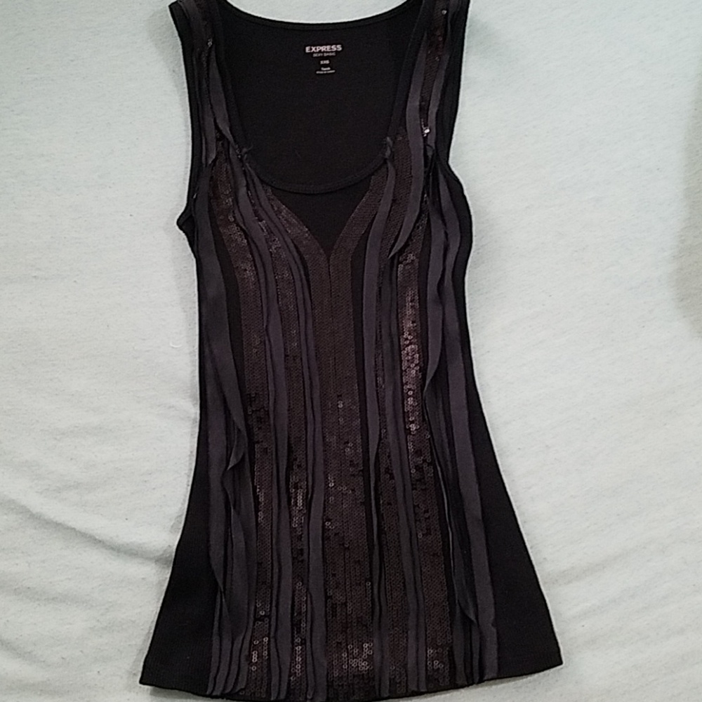 Express sequined tank
